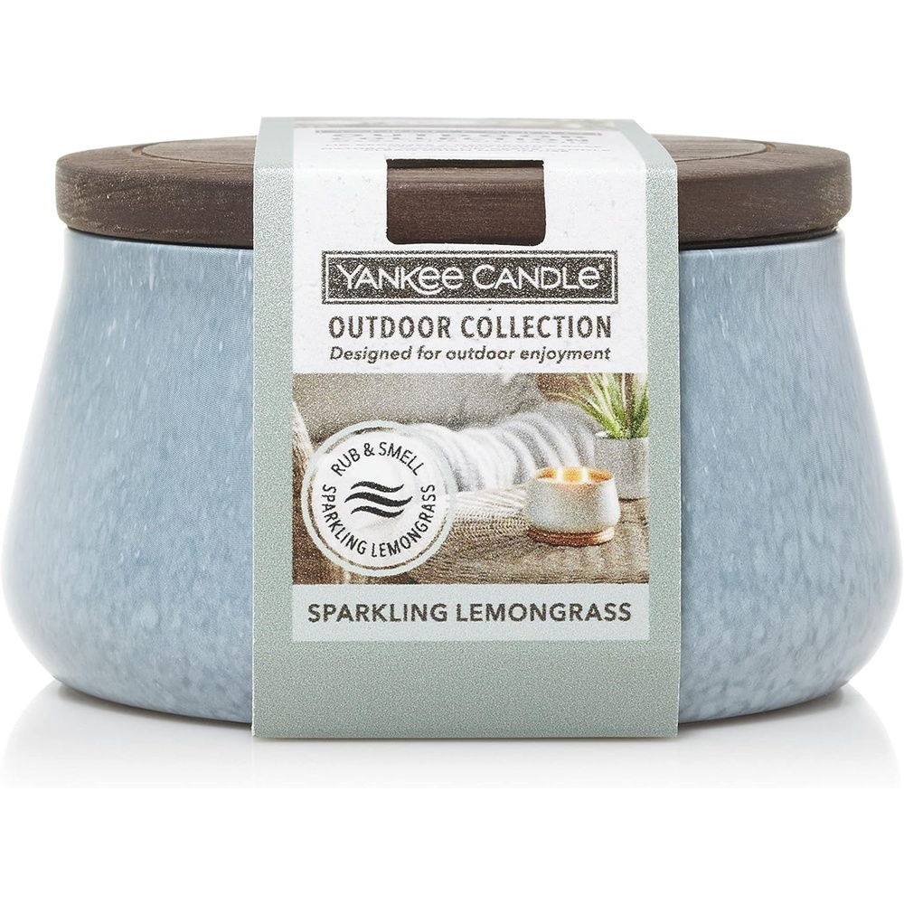 image:imageYankee Candle Sparkling Lemongrass Medium Outdoor Candle