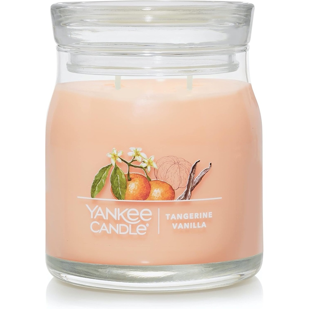 image:imageYankee Candle Studio Scented Candle Single Wick Jar Candle for Home Fragrance Premium Plant Wax Blend Long Lasting Burn Dried Lavender amp Oak Pack of 1Tangerine  Vanilla