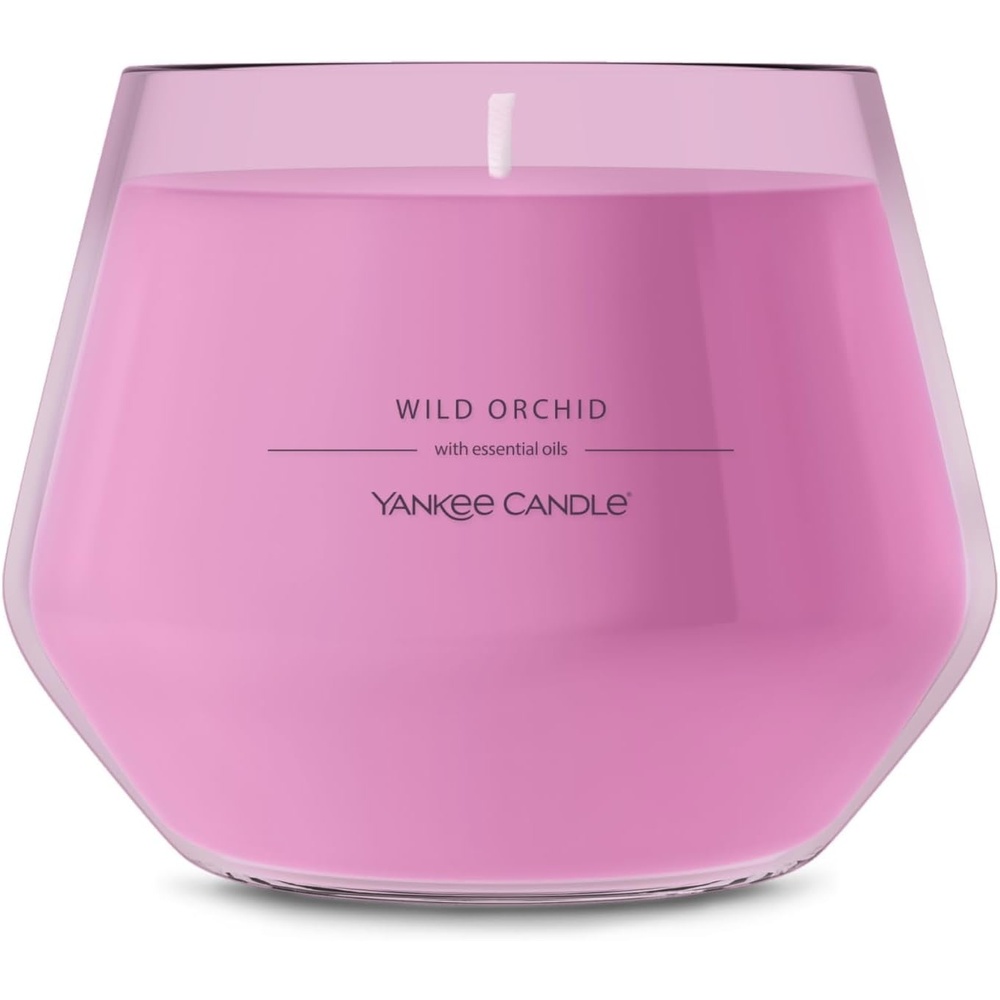 image:imageYankee Candle Studio Scented Candle Single Wick Jar Candle for Home Fragrance Premium Plant Wax Blend Long Lasting Burn Iced Berry Lemonade Pack of 1Wild Orchid