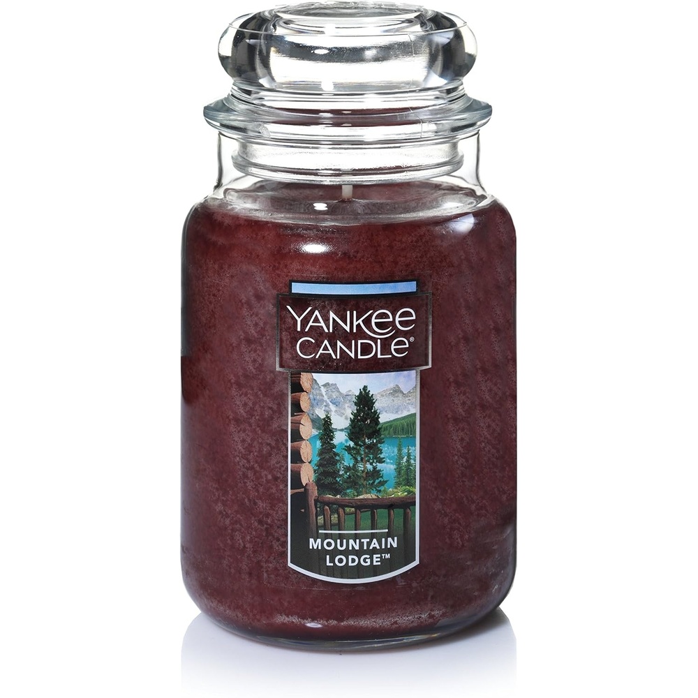 image:imageYankee Candle Sugared Cinnamon Apple Scented Classic 22oz Large Jar Single Wick Aromatherapy Candle Over 110 Hours of Burn Time Perfect for Fall and Autumn Home DcorMountain Lodge