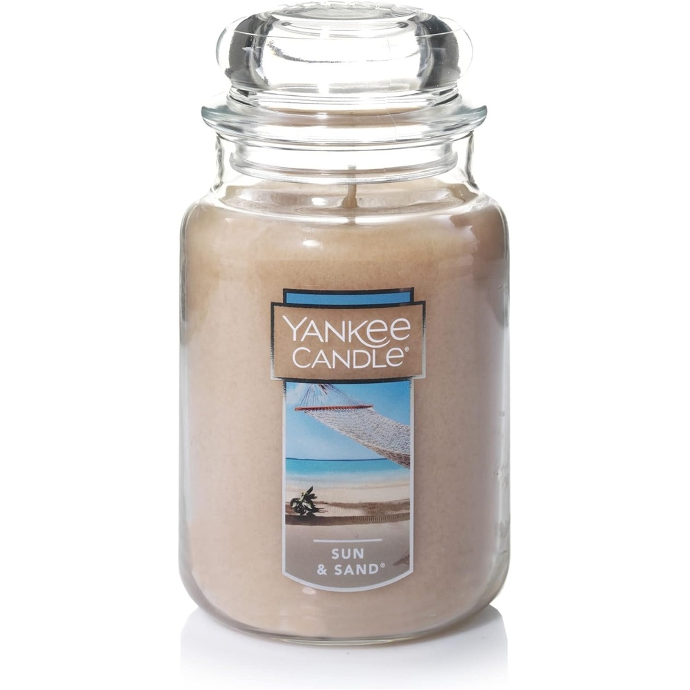 image:imageYankee Candle Sun amp Sand Scented Classic 22oz Large Jar Single Wick Candle Over 110 Hours of Burn TimeSun Sand