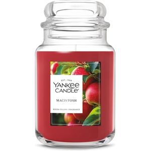 Yankee Candle Black Cherry Scented Candle, 22oz Large Jar with up to 150 Hour Burn Time, Giftable(Macintosh)