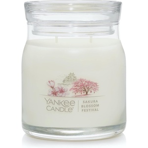 Yankee Candle Black Cherry Scented Classic 22oz Large Jar Single Wick Candle Over 110 Hours of Burn Time Ideal for Home Décor and Gifting(Sakura Blossom Festival)