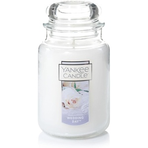 Yankee Candle Black Cherry Scented Classic 22oz Large Jar Single Wick Candle Over 110 Hours of Burn Time Ideal for Home Décor and Gifting(Wedding Day)