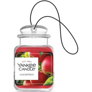 Yankee Candle Car Jar Ultimate Air Freshener, Hanging Car Freshener, Long Lasting Car Fragrance, Bahama Breeze (Pack of 1)(Macintosh)