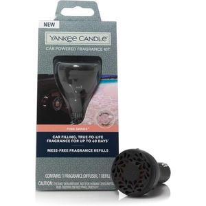 Yankee Candle Car Powered Fragrance Diffuser Refill, Midsummer Night(Pink Sands)
