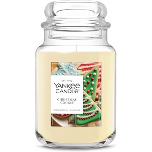 Yankee Candle Christmas Cookie Scented Candle, 22oz Large Jar with up to 150 Hour Burn Time, Giftable(Christmas Cookie)
