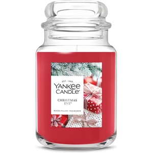 Yankee Candle Christmas Cookie Scented Candle, 22oz Large Jar with up to 150 Hour Burn Time, Giftable(Christmas Eve)