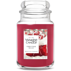 Yankee Candle Christmas Cookie Scented Candle, 22oz Large Jar with up to 150 Hour Burn Time, Giftable(Christmas Magic)