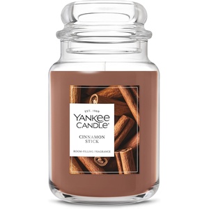 Yankee Candle Christmas Cookie Scented Candle, 22oz Large Jar with up to 150 Hour Burn Time, Giftable(Cinnamon Stick)