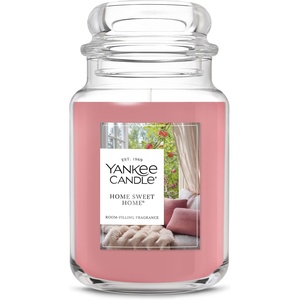 Yankee Candle Home Sweet Home Scented Candle, 22oz Large Jar, Up to 150 Hour Burn Time, Giftable(Home Sweet Home)