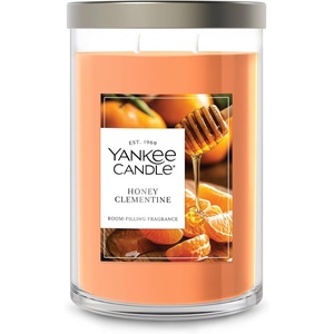 Yankee Candle, Iced Berry Lemonade Scented Candle, 20oz Classic 2-Wick Tumbler with up to 80 Hour Burn Time(Honey Clementine)