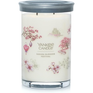 Yankee Candle, Iced Berry Lemonade Scented Candle, 20oz Classic 2-Wick Tumbler with up to 80 Hour Burn Time(Sakura Blossom Festival)
