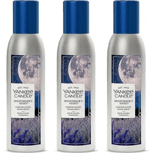 Yankee Candle Room Spray Mystery Box – 4 Pack Assorted Scents – Long Lasting Home & Car Air Freshener, Odor Eliminator, Room Deodorizer, 1.5 oz Each (4 Sprays Total)(Midsummer’s Night)