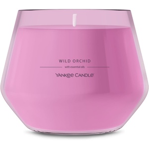 Yankee Candle Studio Scented Candle, Single Wick Jar Candle for Home Fragrance, Premium Plant Wax Blend, Long Lasting Burn, Iced Berry Lemonade (Pack of 1)(Wild Orchid)