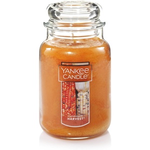 Yankee Candle Sugared Cinnamon Apple Scented Classic 22oz Large Jar Single Wick Aromatherapy Candle Over 110 Hours of Burn Time Perfect for Fall and Autumn Home Décor(Spice)