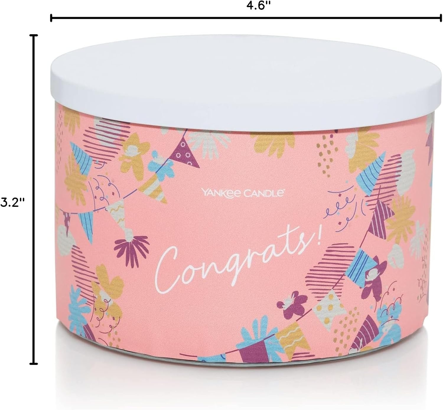 image:imageYankee Candle 3Wick Candle White Strawberry Bellini 18oz GraduationCelebrationEngagement Gifts for her