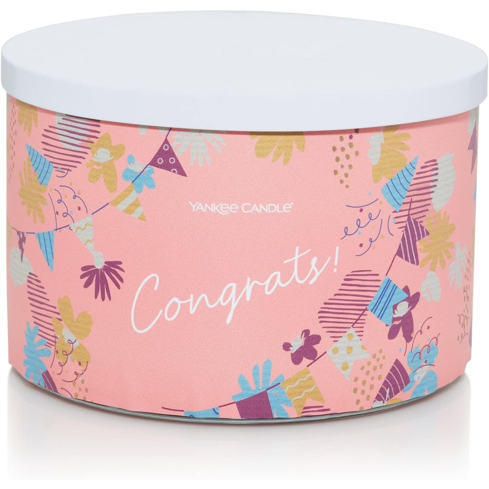 image:imageYankee Candle 3Wick Candle White Strawberry Bellini 18oz GraduationCelebrationEngagement Gifts for her